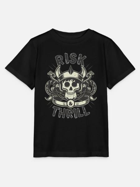 RISIKO-NERVENKITZEL - Stanley/Stella Kinder T-Shirt MINI CREATOR - Schwarz