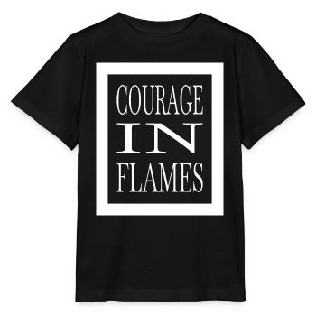 Actes audacieux Détermination en matière de sécurité incendie - T-shirt bio MINI CREATOR Stanley/Stella Enfant - noir - Devant - Mikhail (115cm)
