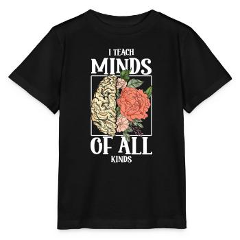 Professeur de vitesse J’enseigne aux esprits toutes sortes de thérapeutes Aba - T-shirt bio MINI CREATOR Stanley/Stella Enfant - noir - Devant - Mikhail (115cm)