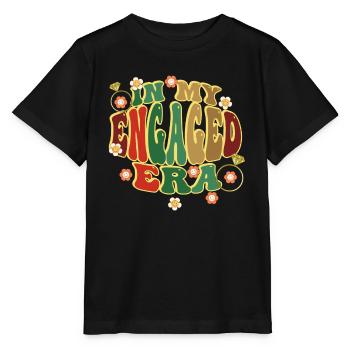 Dedicated friends engagement bride - Stanley/Stella MINI CREATOR Kids’ T-Shirt - black - Front - Mikhail (115cm)