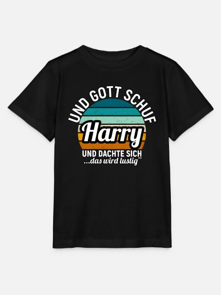 Harry - Stanley/Stella Kinder T-Shirt MINI CREATOR - Schwarz