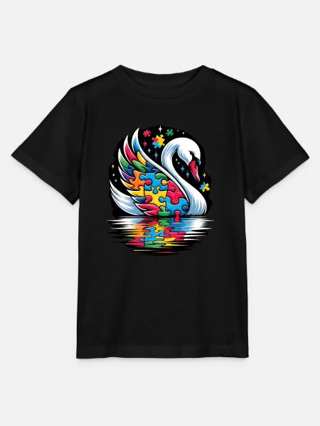 Autism Awareness puzzles piece - Stanley/Stella Kinder T-Shirt MINI CREATOR  - Schwarz