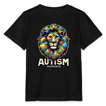 Autism Awareness puzzles piece - Stanley/Stella Kinder T-Shirt MINI CREATOR  - Schwarz - Vorne - Mikhail (115cm)