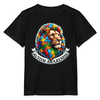 Autism Awareness puzzles piece - Stanley/Stella Kinder T-Shirt MINI CREATOR  - Schwarz - Vorne - Mikhail (115cm)