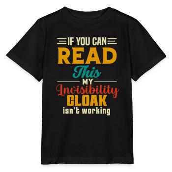 Mon manteau invisible ne fonctionne pas - T-shirt bio MINI CREATOR Stanley/Stella Enfant - noir - Devant - Mikhail (115cm)