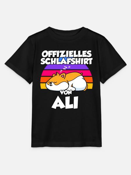 Offizielles Schlafshirt Von Ali - Stanley/Stella Kinder T-Shirt MINI CREATOR - Schwarz