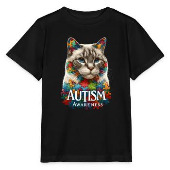 Autism Awareness puzzles piece - Stanley/Stella Kinder T-Shirt MINI CREATOR  - Schwarz - Vorne - Mikhail (115cm)