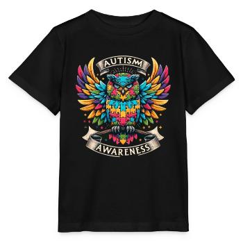 Autism Awareness puzzles piece - Stanley/Stella Kinder T-Shirt MINI CREATOR  - Schwarz - Vorne - Mikhail (115cm)
