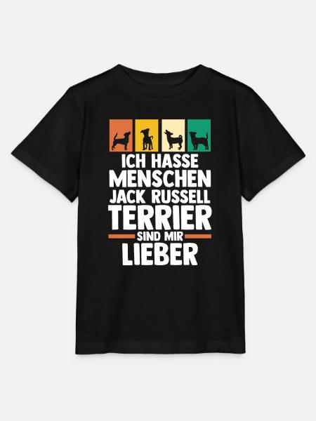 Hund Jacke Russell - Stanley/Stella Kinder T-Shirt MINI CREATOR  - Schwarz
