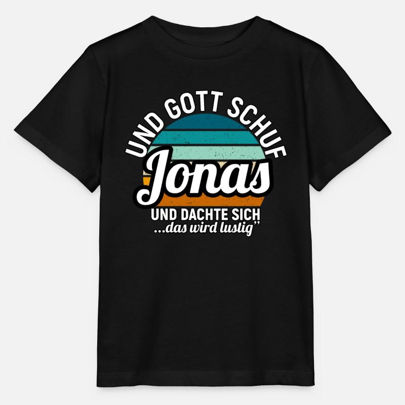 Jonas - Stanley/Stella Kinder T-Shirt MINI CREATOR  - Schwarz