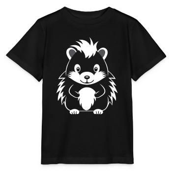Skunk - Stanley/Stella MINI CREATOR Kids’ T-Shirt - black - Front - Mikhail (115cm)