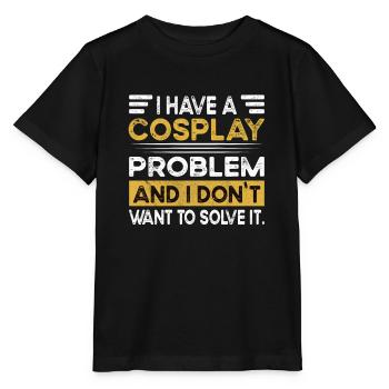 Le cosplay est mon passe-temps - T-shirt bio MINI CREATOR Stanley/Stella Enfant - noir - Devant - Mikhail (115cm)