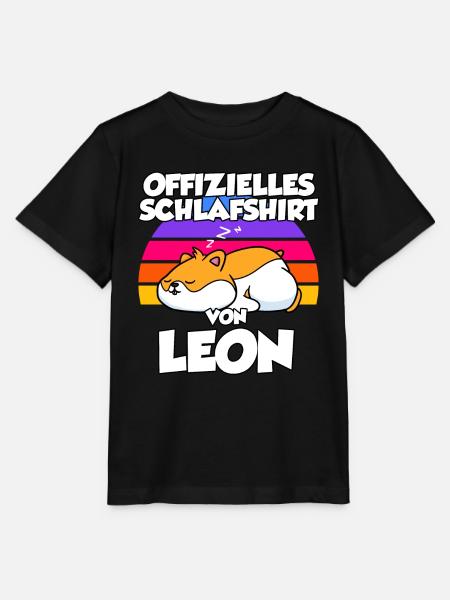 Offizielles Schlafshirt Von Leon - Stanley/Stella Kinder T-Shirt MINI CREATOR - Schwarz
