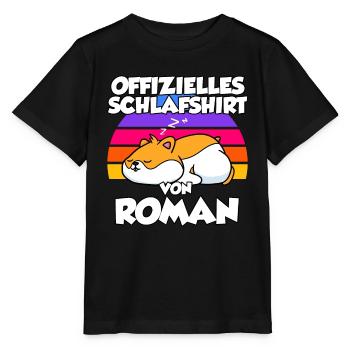 Offizielles Schlafshirt Von Roman - Stanley/Stella Kinder T-Shirt MINI CREATOR  - Schwarz - Vorne - Mikhail (115cm)