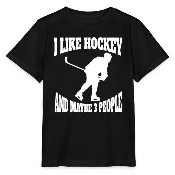 Joueur de hockey sur glace Équipe de hockey sur glace Fan de hockey sur glace - T-shirt bio MINI CREATOR Stanley/Stella Enfant - noir - Devant - Mikhail (115cm)