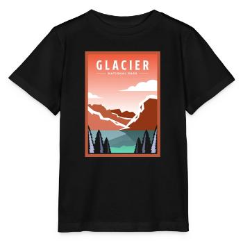 Gletscher-Nationalpark Britisch-Kolumbien Kanada - Stanley/Stella Kinder T-Shirt MINI CREATOR  - Schwarz - Vorne - Mikhail (115cm)