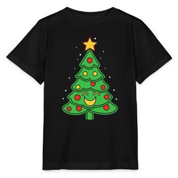 Kleiner Weihnachtsbaum - Stanley/Stella Kinder T-Shirt MINI CREATOR  - Schwarz - Vorne - Mikhail (115cm)
