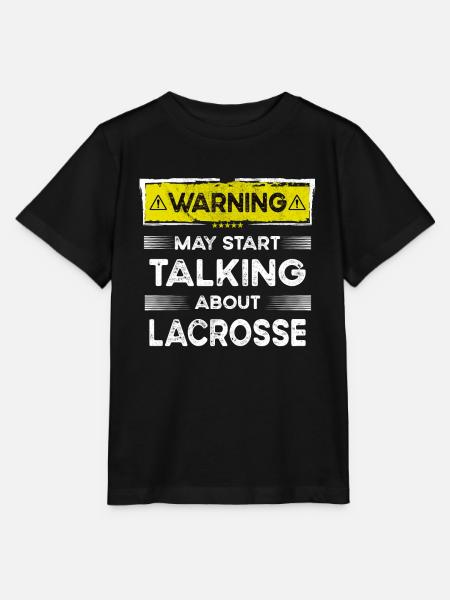 Talking about Lacrosse funny - Stanley/Stella Kinder T-Shirt MINI CREATOR - Schwarz