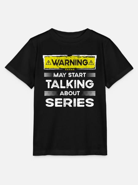 Talking about Series funny - Stanley/Stella Kinder T-Shirt MINI CREATOR  - Schwarz