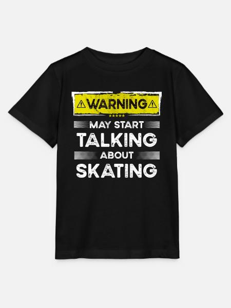 Talking about Skating funny - Stanley/Stella Kinder T-Shirt MINI CREATOR  - Schwarz