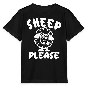 Des moutons s’il vous plaît - T-shirt bio MINI CREATOR Stanley/Stella Enfant - noir - Devant - Mikhail (115cm)