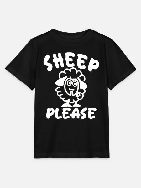 Schaf bitte - Stanley/Stella Kinder T-Shirt MINI CREATOR - Schwarz