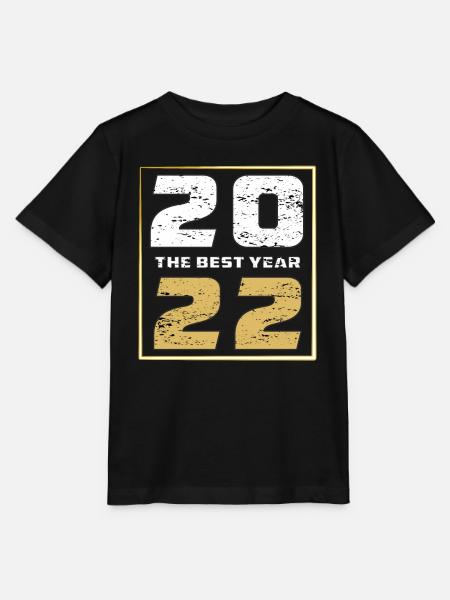 THE BEST YEAR 2022 - Stanley/Stella Kinder T-Shirt MINI CREATOR - Schwarz