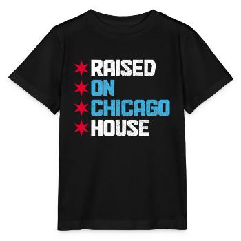 Chicago House Music Illinois - Stanley/Stella Kinder T-Shirt MINI CREATOR  - Schwarz - Vorne - Mikhail (115cm)