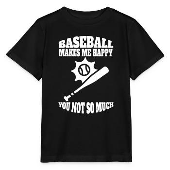Baseball Baseball Team Baseball Player Baseball Player - Stanley/Stella MINI CREATOR Kids’ T-Shirt - black - Front - Mikhail (115cm)
