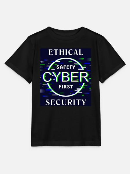 Ethical Cyber Security - Stanley/Stella Kinder T-Shirt MINI CREATOR - Schwarz