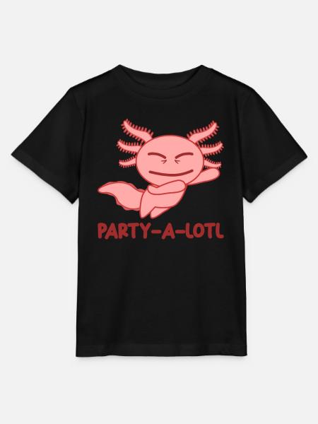 Party Axolotl Axolotls - Stanley/Stella Kinder T-Shirt MINI CREATOR  - Schwarz