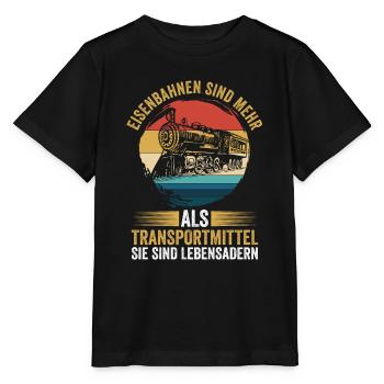 Chemin de fer miniature Train miniature Train Chemin de fer Chemin de fer Chemin de fer Train miniature Train modèle T - T-shirt bio MINI CREATOR Stanley/Stella Enfant - noir - Devant - Mikhail (115cm)