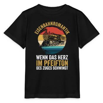 Chemin de fer miniature Train miniature Train Chemin de fer Chemin de fer Chemin de fer Train miniature Train modèle T - T-shirt bio MINI CREATOR Stanley/Stella Enfant - noir - Devant - Mikhail (115cm)
