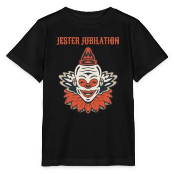 Circus Clown Funny Scary Creep Jester Spooky Joker - Stanley/Stella MINI CREATOR Kids’ T-Shirt - black - Front - Mikhail (115cm)