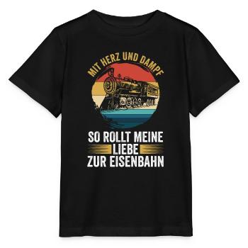 Chemin de fer miniature Train miniature Train Chemin de fer Chemin de fer Chemin de fer Train miniature Train modèle T - T-shirt bio MINI CREATOR Stanley/Stella Enfant - noir - Devant - Mikhail (115cm)