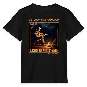 my song is everything - Stanley/Stella MINI CREATOR Kids’ T-Shirt - black - Front - Mikhail (115cm)