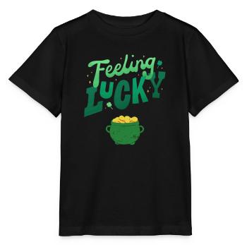 Lucky - Stanley/Stella MINI CREATOR Kids’ T-Shirt - black - Front - Mikhail (115cm)