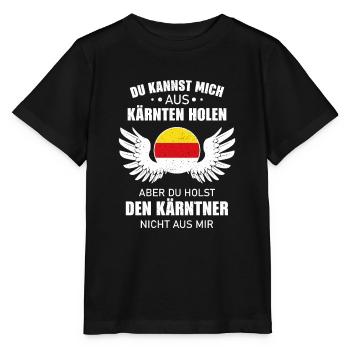 Vous pouvez venir me chercher de Carinthie - T-shirt bio MINI CREATOR Stanley/Stella Enfant - noir - Devant - Mikhail (115cm)