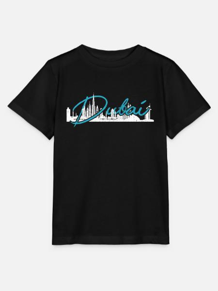 Dubai Skyline UAE Souvenir - Stanley/Stella Kinder T-Shirt MINI CREATOR - Schwarz
