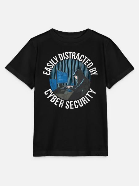 Cyber-sicherheits-hacker-hacking - Stanley/Stella Kinder T-Shirt MINI CREATOR - Schwarz
