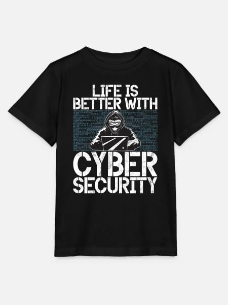 Cyber-sicherheits-hacker-hacking - Stanley/Stella Kinder T-Shirt MINI CREATOR - Schwarz