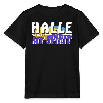 HALLE SAALE MON - T-shirt bio MINI CREATOR Stanley/Stella Enfant - noir - Devant - Mikhail (115cm)