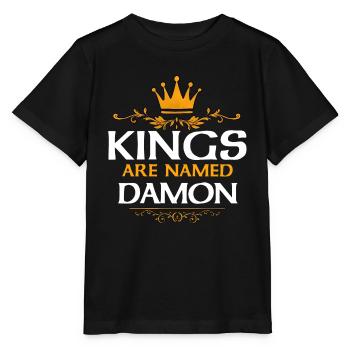Damon - Stanley/Stella Kinder T-Shirt MINI CREATOR  - Schwarz - Vorne - Mikhail (115cm)