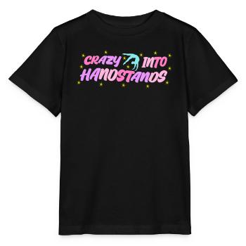 Gymnastics Gymnast Handstands Handstand - Stanley/Stella MINI CREATOR Kids’ T-Shirt - black - Front - Mikhail (115cm)