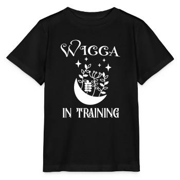 Wicca In Ausbildung Hexerei Magie Mond Spirituell - Stanley/Stella Kinder T-Shirt MINI CREATOR  - Schwarz - Vorne - Mikhail (115cm)