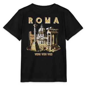 ROMA VENI VIDI VICI - Stanley/Stella MINI CREATOR Kids’ T-Shirt - black - Front - Mikhail (115cm)
