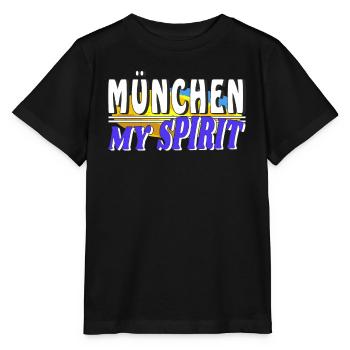 MUNICH MY SPIRIT - Stanley/Stella MINI CREATOR Kids’ T-Shirt - black - Front - Mikhail (115cm)
