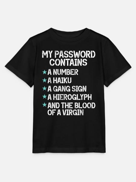 Cyber-sicherheits-hacker-hacking - Stanley/Stella Kinder T-Shirt MINI CREATOR - Schwarz