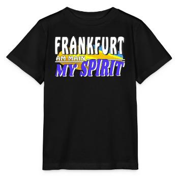 FRANKFURT AM MAIN MY SPIRIT - Stanley/Stella MINI CREATOR Kids’ T-Shirt - black - Front - Mikhail (115cm)