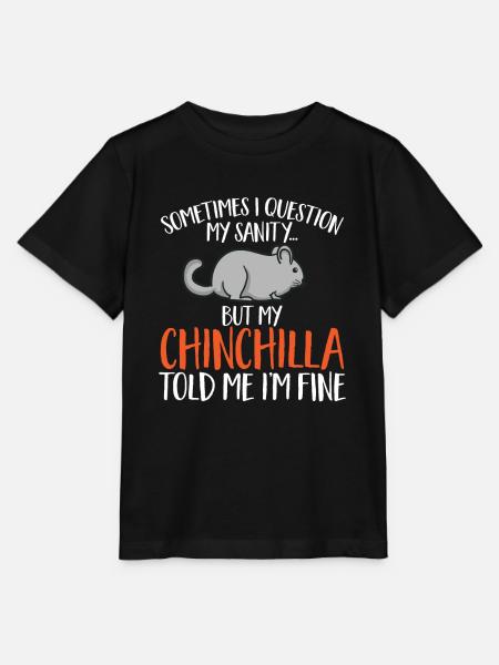 Chinchilla - Stanley/Stella Kinder T-Shirt MINI CREATOR  - Schwarz